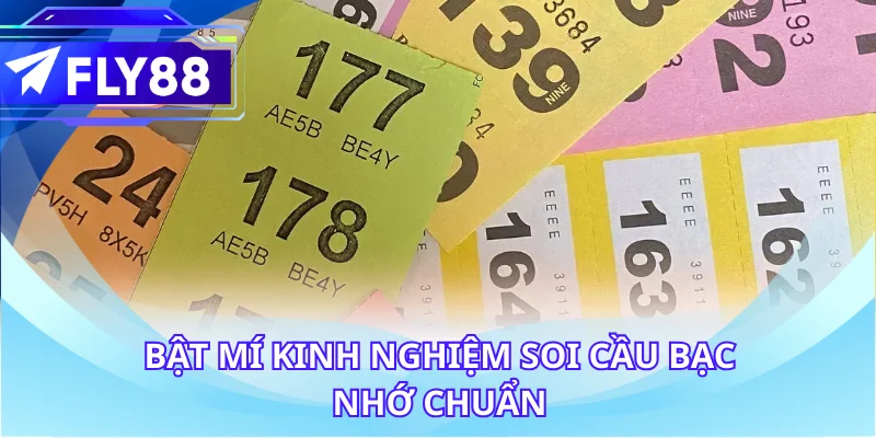 Bật mí kinh nghiệm soi cầu bạc nhớ chuẩn