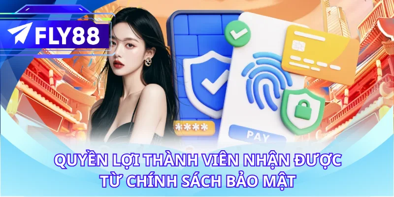 Quyền lợi thành viên nhận được từ chính sách bảo mật